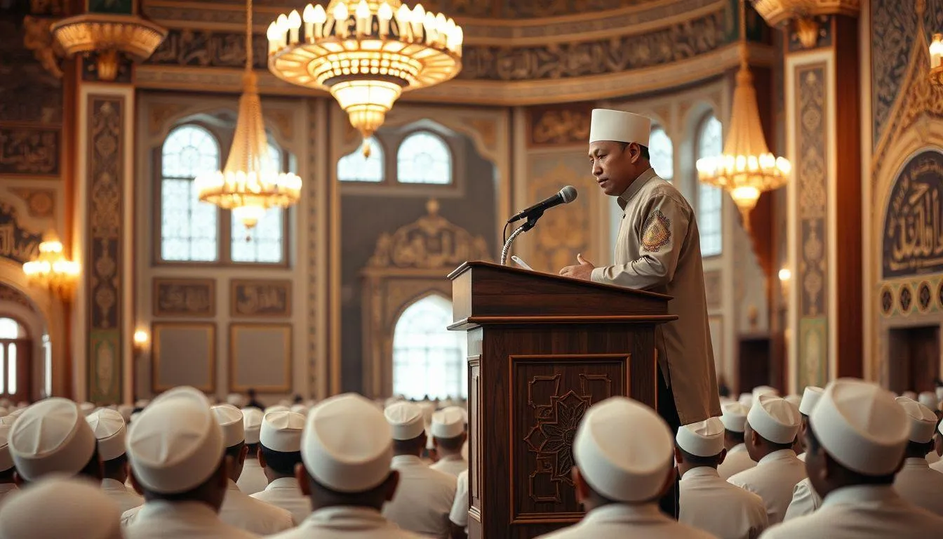 Tips Menjadi MC Maulid yang Efektif di Masjid (c) Ilustrasi AI