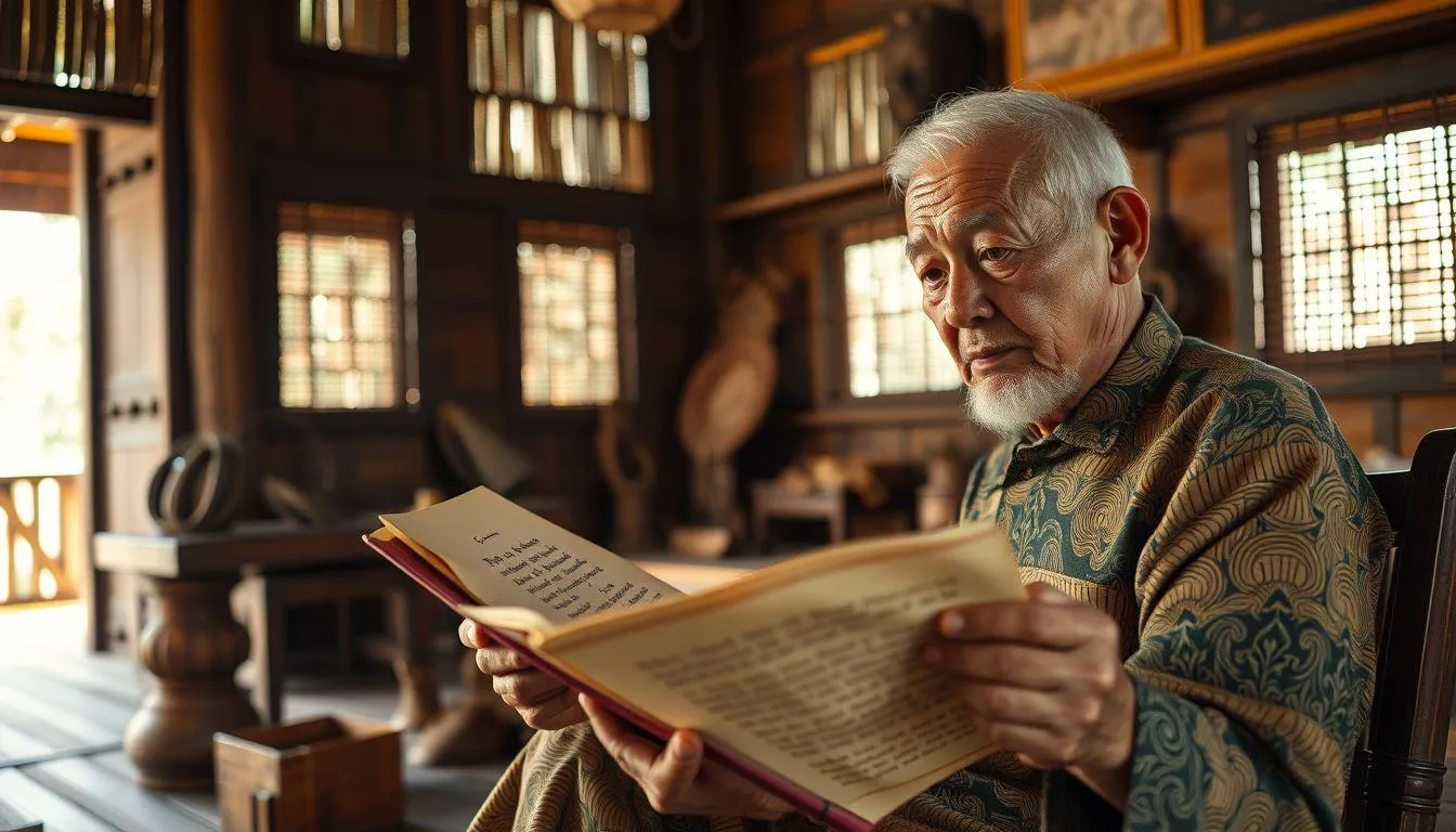 Pengertian dan Karakteristik Teks Narasi Bahasa Jawa (c) Ilustrasi AI