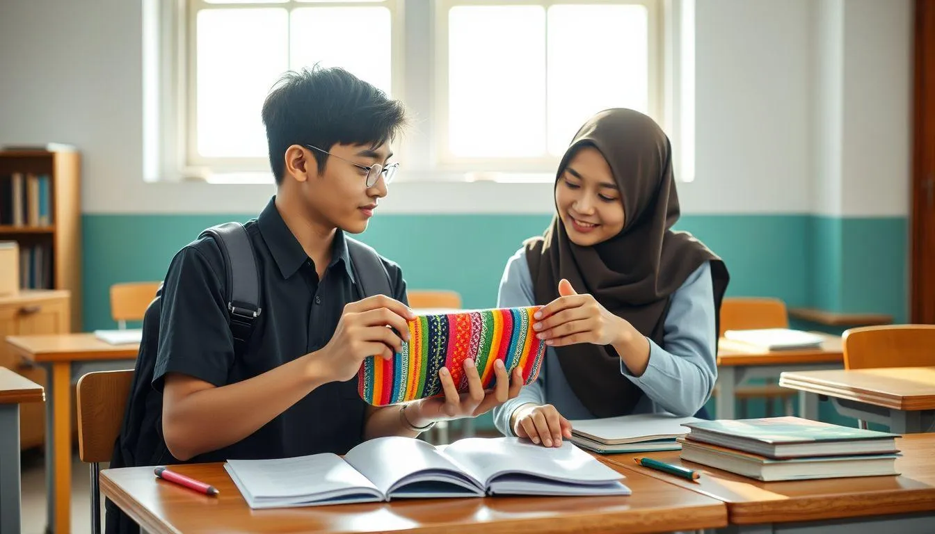 Contoh Teks Negosiasi Meminjam Barang Antar Teman (c) Ilustrasi AI