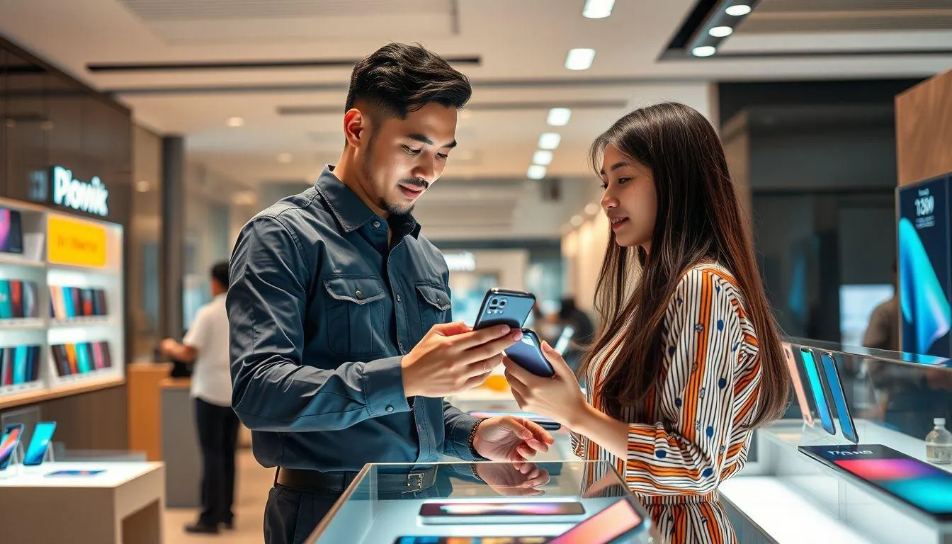 Contoh Teks Negosiasi Jual Beli Handphone (c) Ilustrasi AI