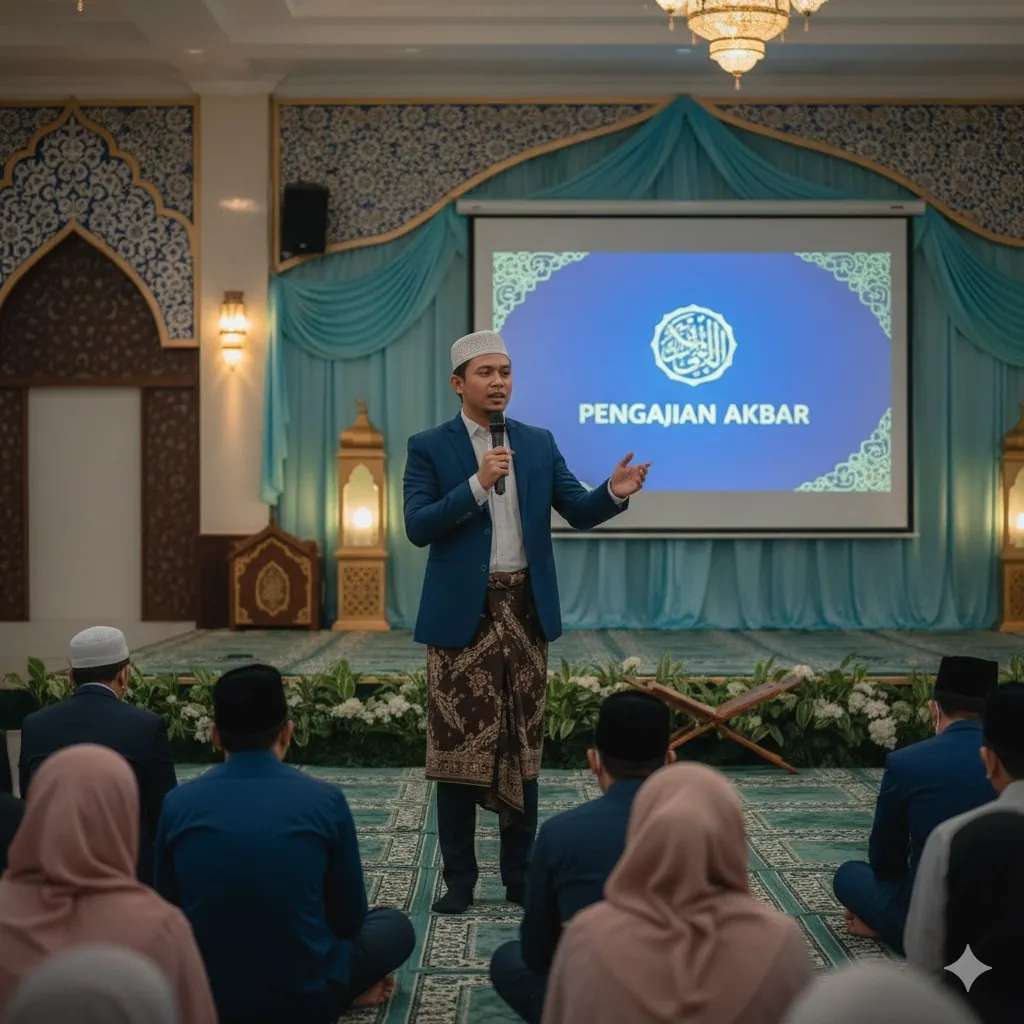 Pengertian dan Peran MC dalam Pengajian (c) Ilustrasi AI