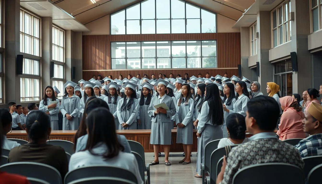 Contoh Pidato Perpisahan untuk Kelas 9 SMP (c) Ilustrasi AI