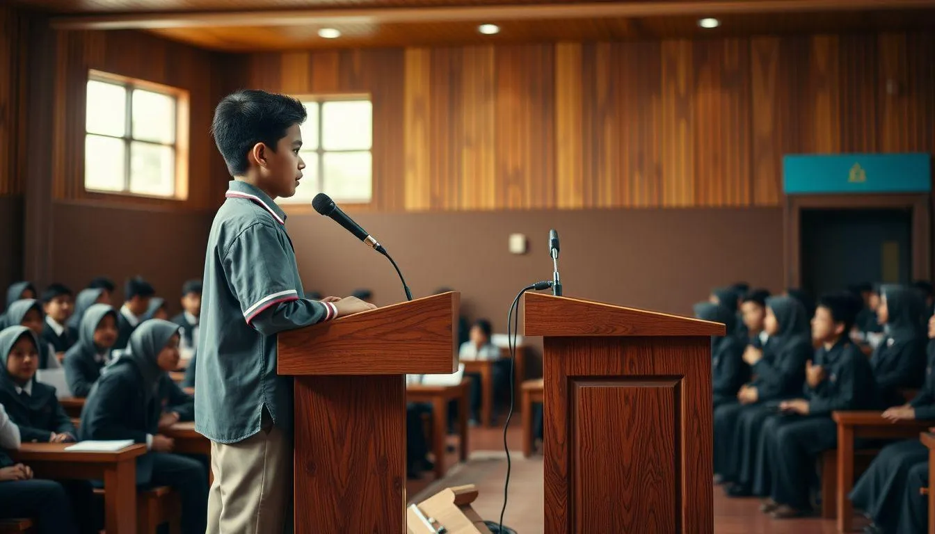 Contoh Pidato Persuasif Tema Kesehatan (c) Ilustrasi AI