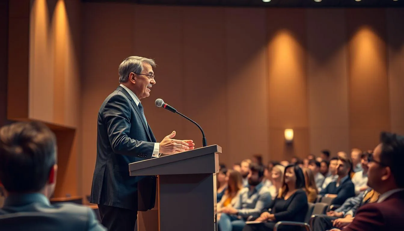 Pengertian dan Karakteristik Pidato Persuasif (c) Ilustrasi AI