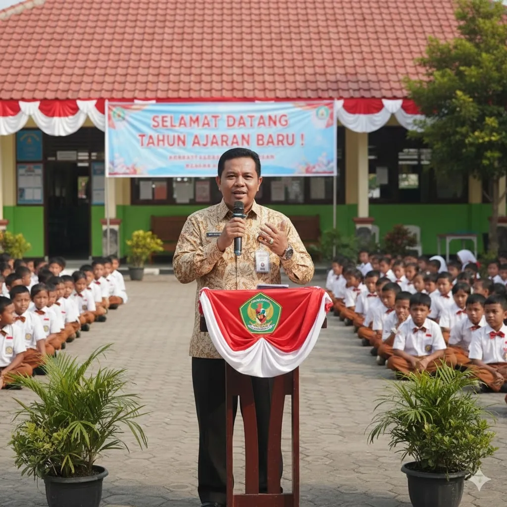 Pengertian dan Struktur Pidato Pendidikan (c) Ilustrasi AI