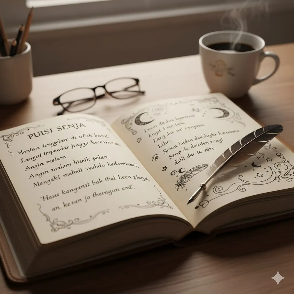 Contoh Teks Puisi Bertema Cinta dan Persahabatan (c) Ilustrasi AI