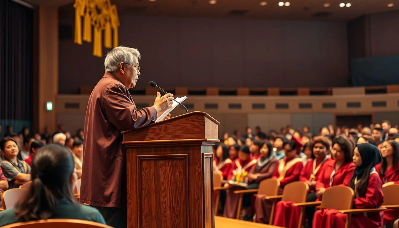 Pengertian dan Tujuan Sambutan Wali Murid dalam Acara Perpisahan (c) Ilustrasi AI