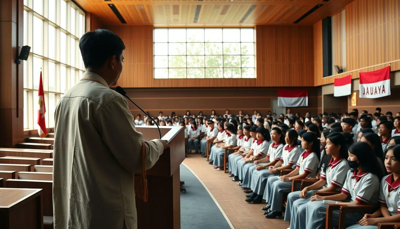 Contoh Sesorah Bahasa Jawa Tema Pendidikan (c) Ilustrasi AI