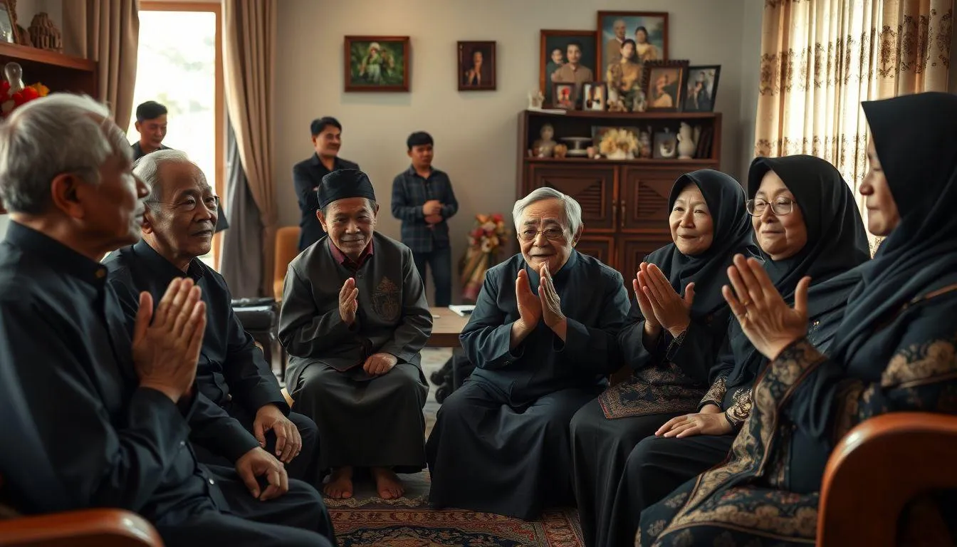 Pengertian dan Makna Ucapan Terima Kasih dari Keluarga Almarhum (c) Ilustrasi AI