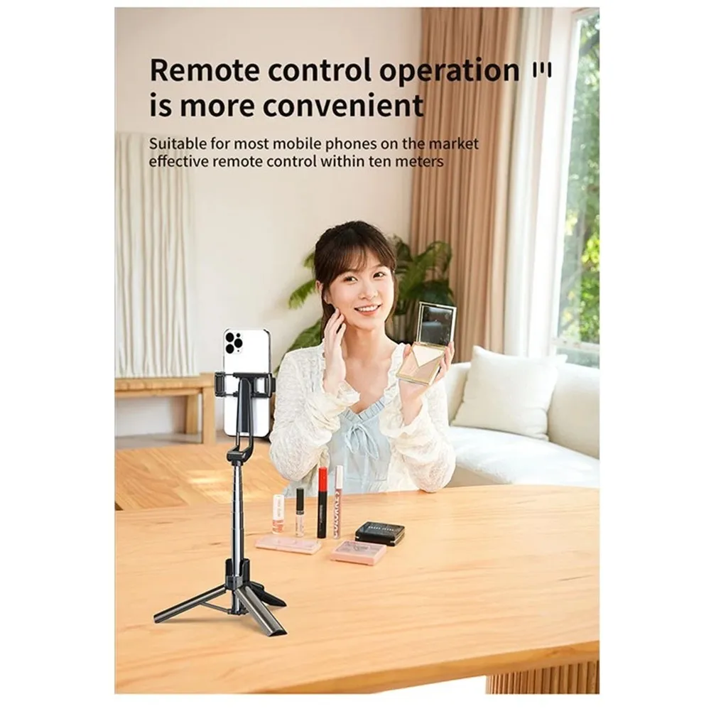 Selfie makin fleksibel dengan tripod Bluetooth YIBAO LENTIVEN 4-in-1. (c) Shopee/YIBAO LENTIVEN.