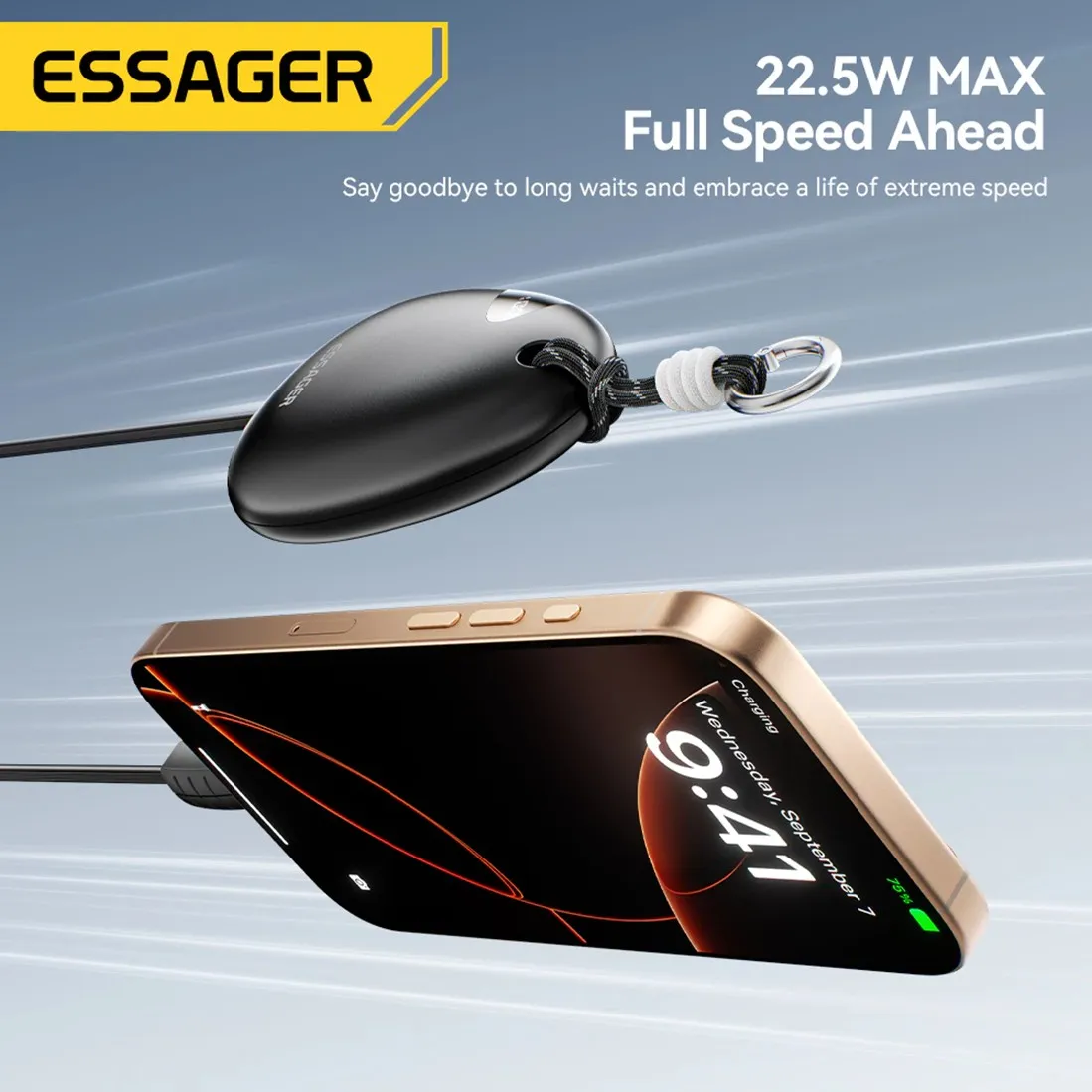 ESSAGER Power Bank 22.5W, bikin kontenmu tetap on tanpa takut kehabisan baterai. (c) Shopee/ESSAGER Official Store.