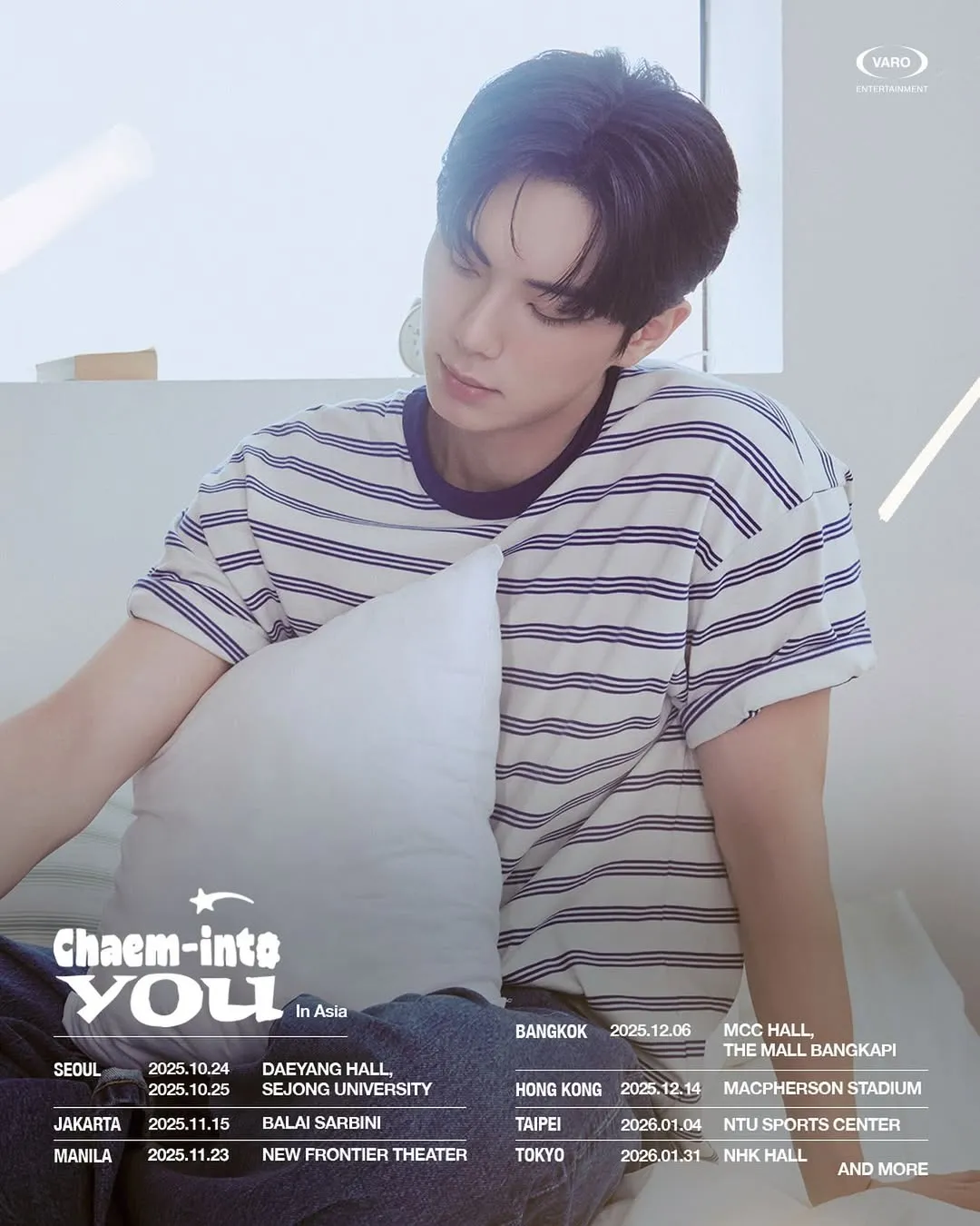 Fan meeting Lee Chae Min digelar 15 November di Balai Sarbini (credit:instagram.com/varoent_official)