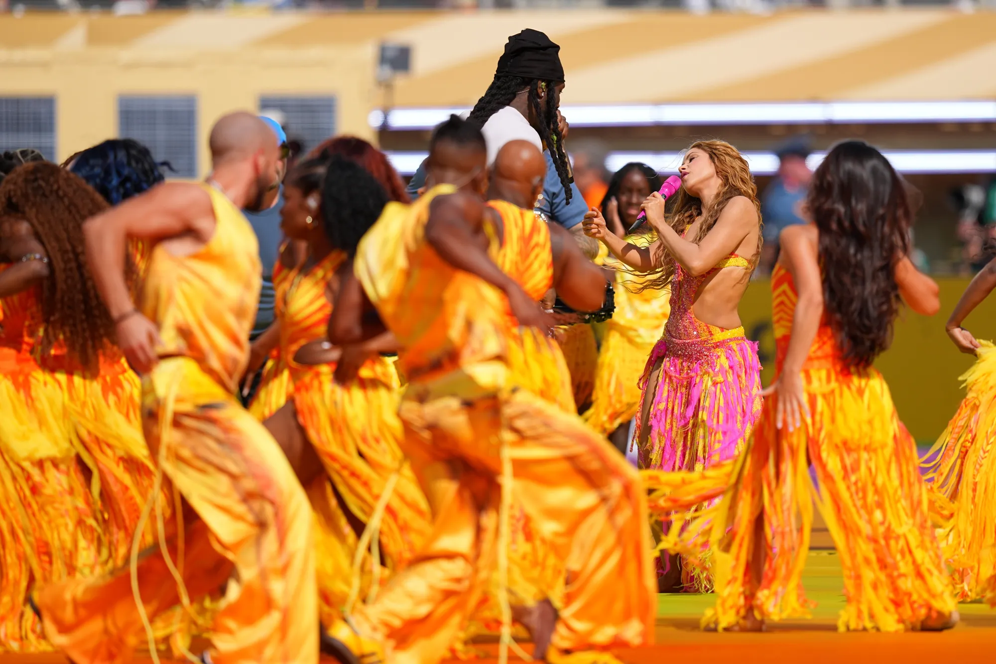 Penampilan Shakira di Halftime Show Final Piala Dunia 2026 (Credit: AP)