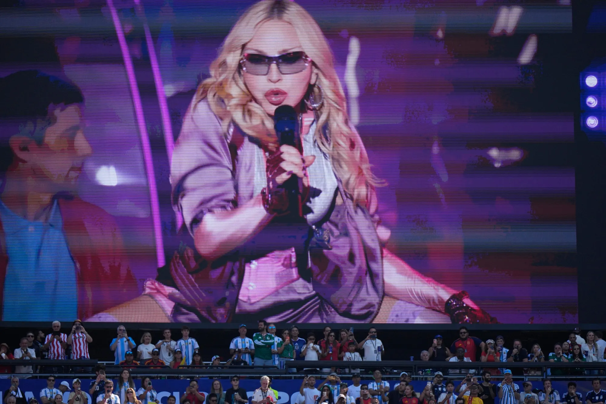 Penampilan Madonna di Halftime Show Final Piala Dunia 2026 (Credit: AP)