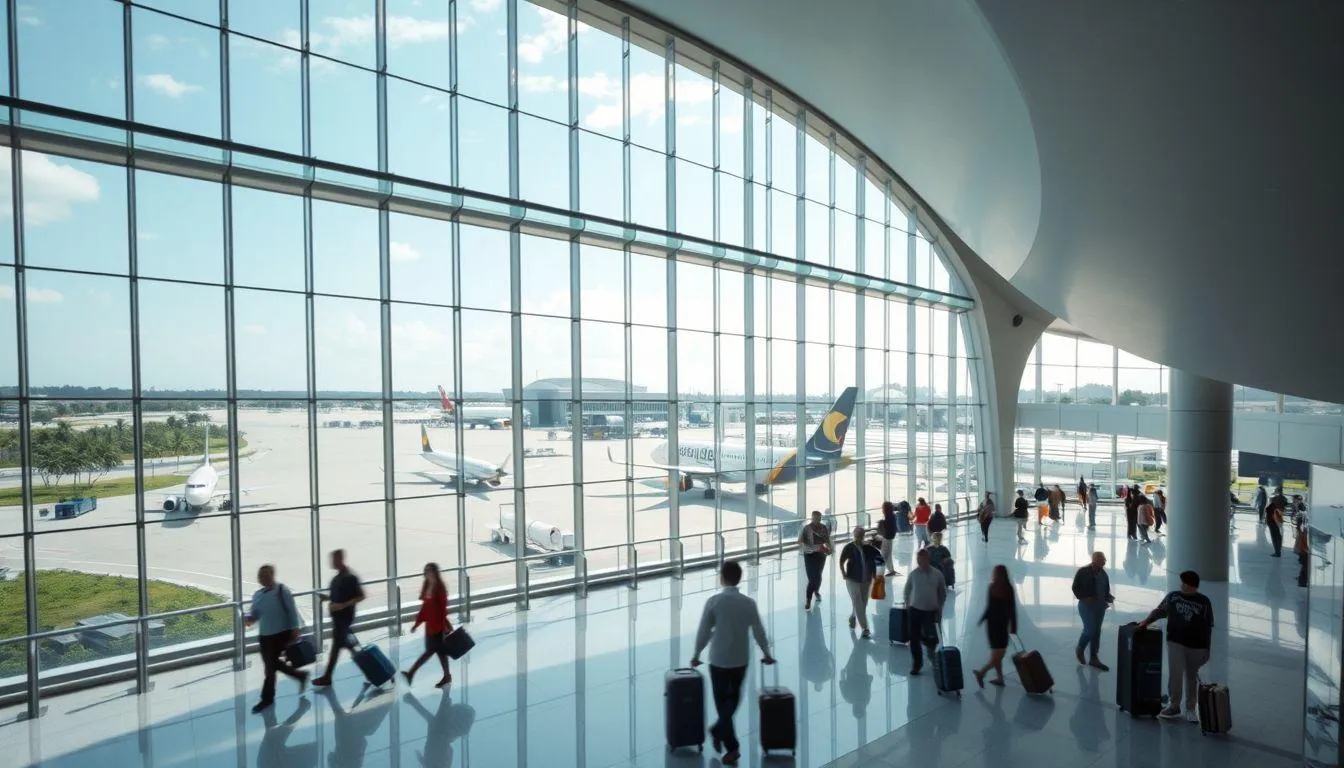 Bandara Domestik Strategis di Seluruh Nusantara (c) Ilustrasi AI