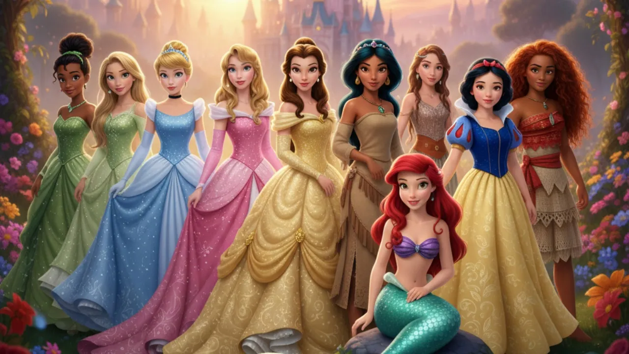 Pengertian dan Kriteria Nama Putri Disney Resmi (c) Ilustrasi AI