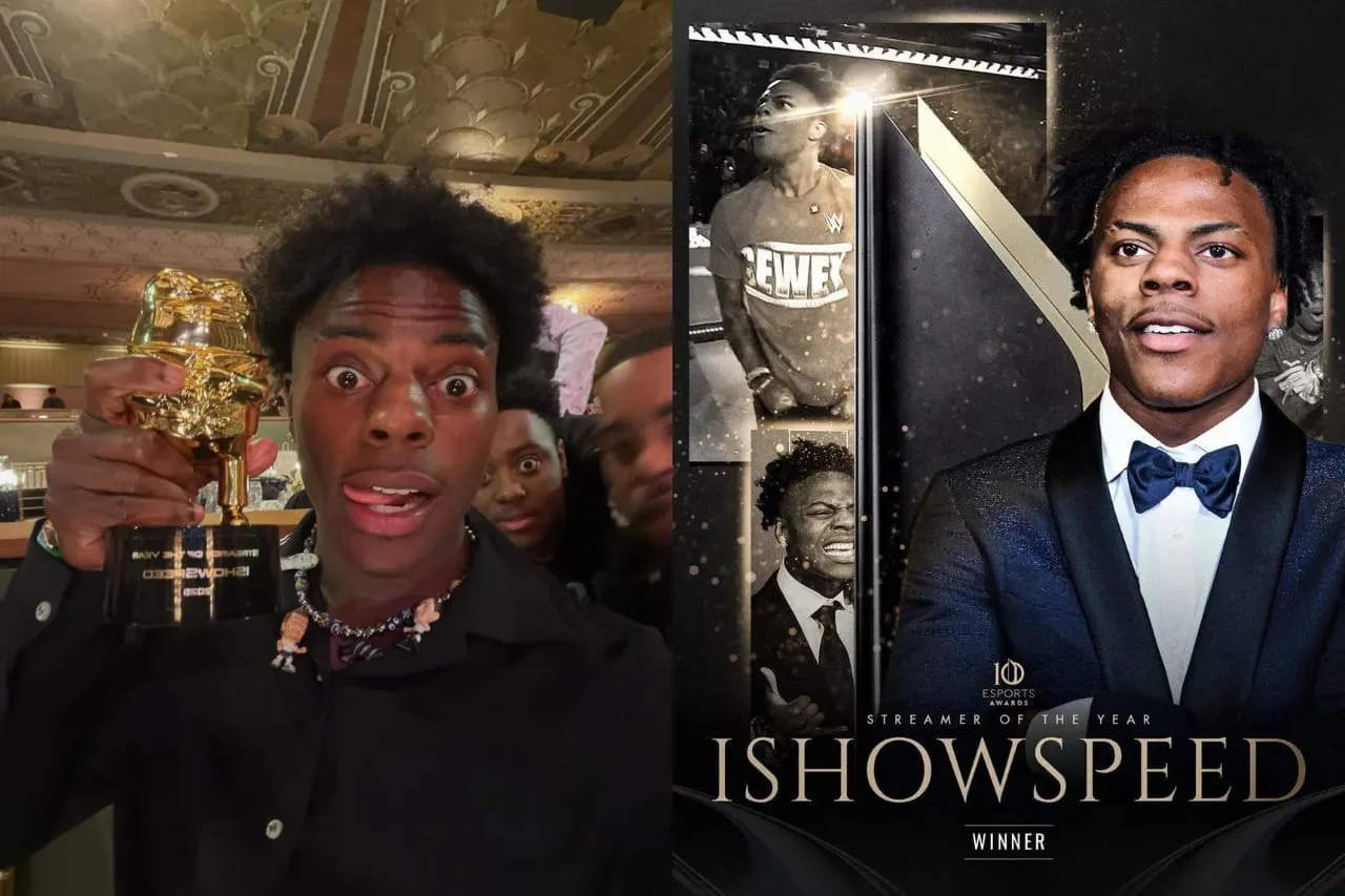 Streamer Awards 2025: IShowSpeed Menang Penghargaan Streamer of the Year (credit: x.com/@IShowSpeedHQ)