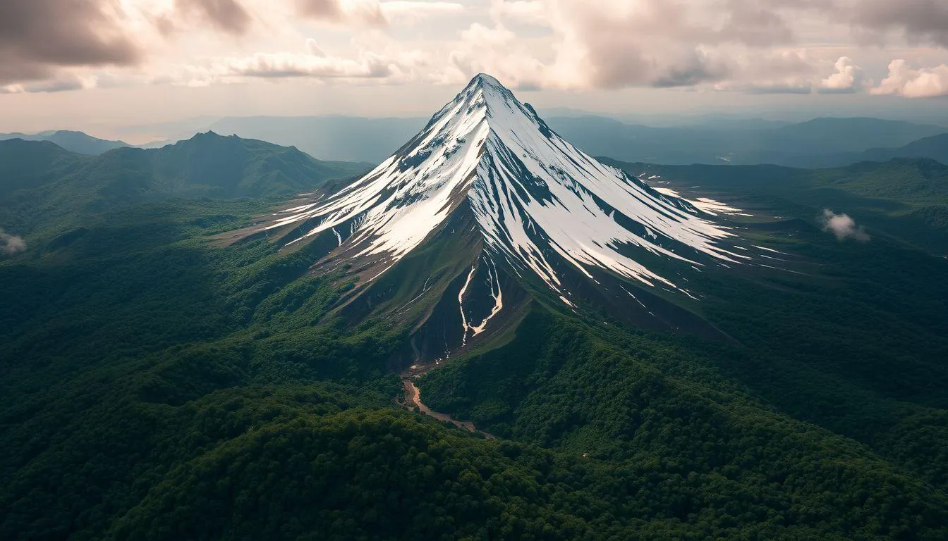 Gunung Tertinggi di Indonesia Berdasarkan Pulau (c) Ilustrasi AI