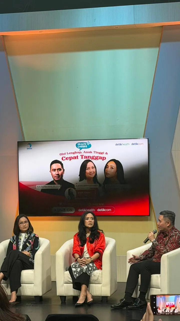 Dhea Ananda di forum Health Corner (Credit: Dokumentasi Pribadi)