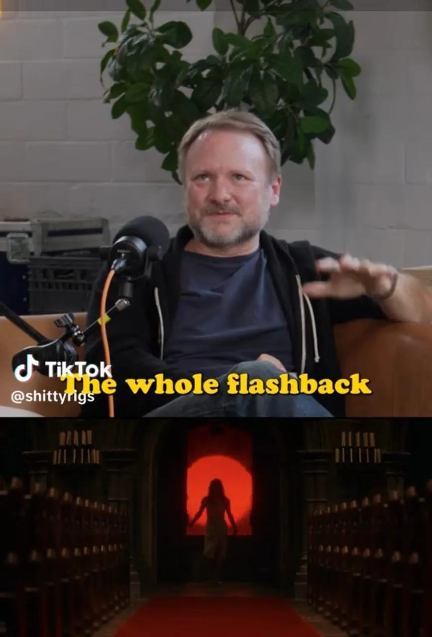 Rian Johnson ceritakan BTS adegan ikonik (credit: TikTok/shittyrigs)