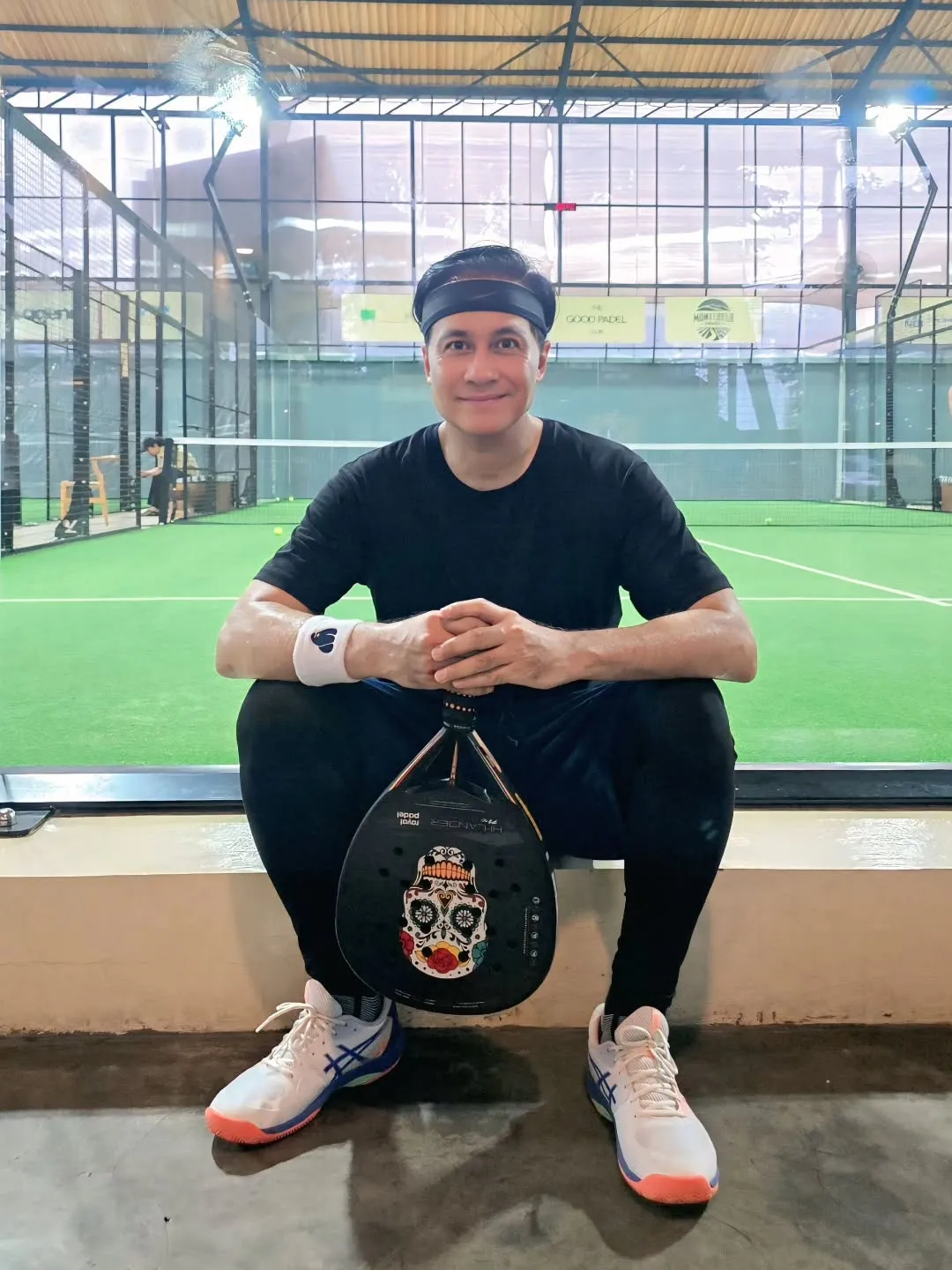 Adjie Pangestu habis main padel © instagram.com/adjiepangestu