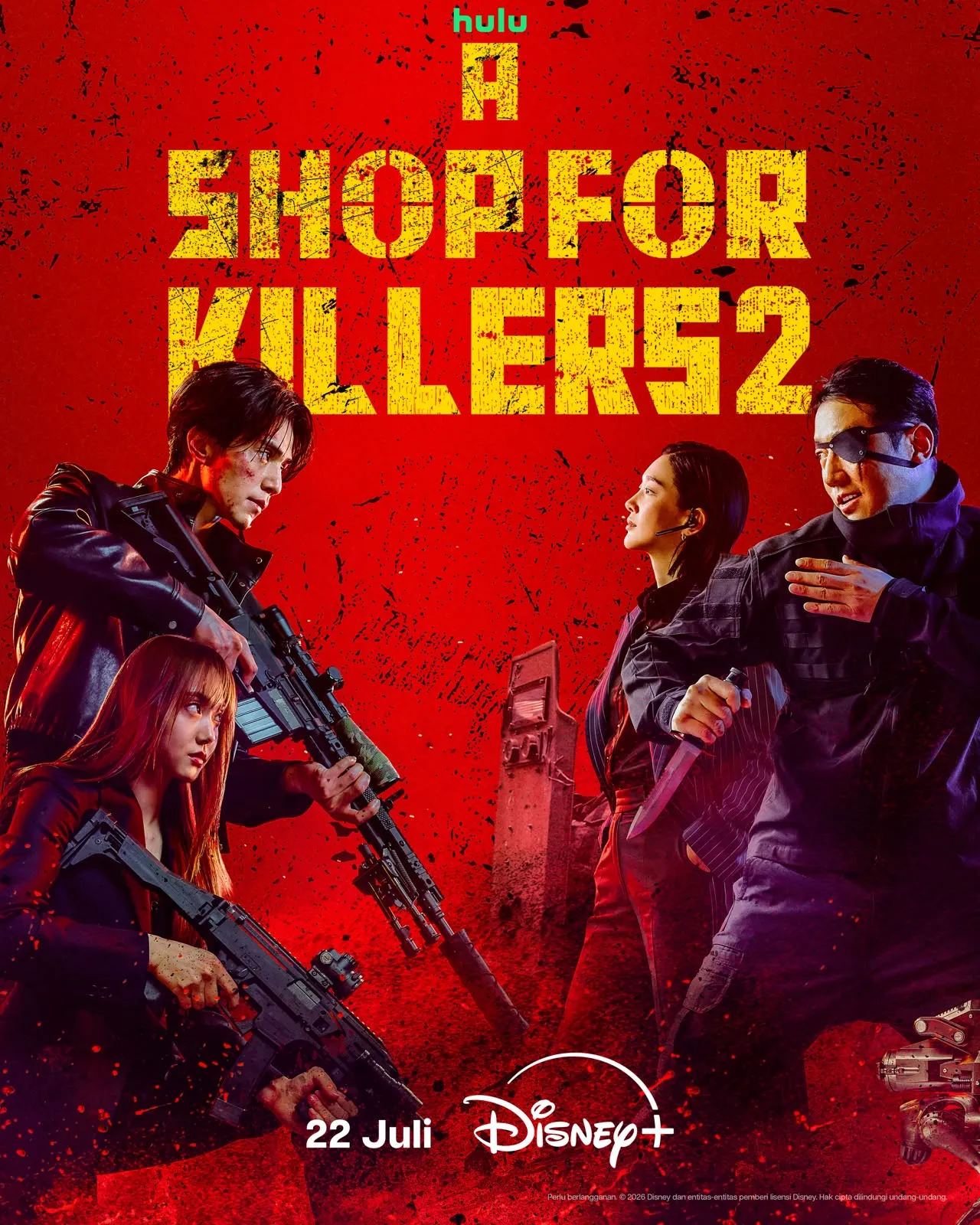 'A SHOP FOR KILLERS' Season 2 tayang eksklusif di Disney+ (Credit: Disney+ Indonesia)