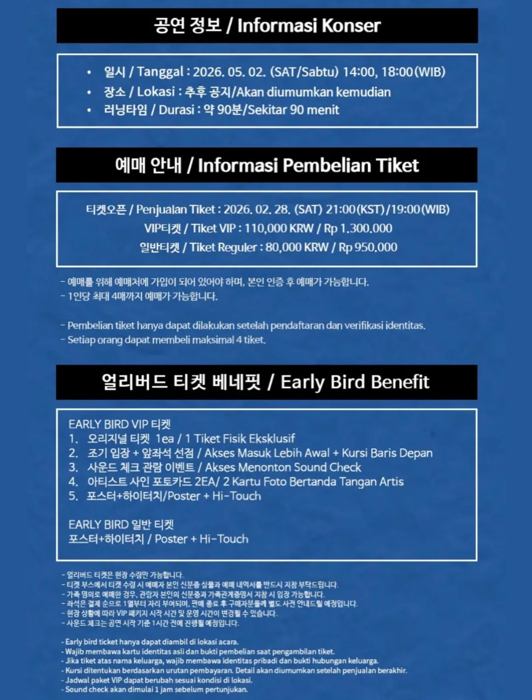 Penjualan Tiket DITA, LEA FANMEETING IN JAKARTA (c) instagram.com/unioncontents