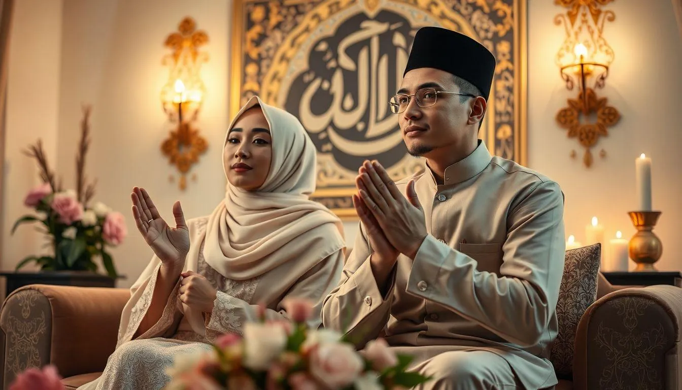 Doa Istri Ucapan Anniversary Pernikahan Bernuansa Islami (c) Ilustrasi AI
