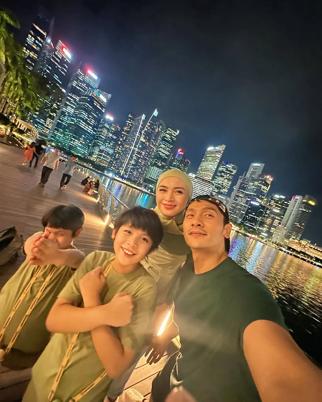 Keluarga Adi Nugroho Liburan © instagram.com/adinugroho_st