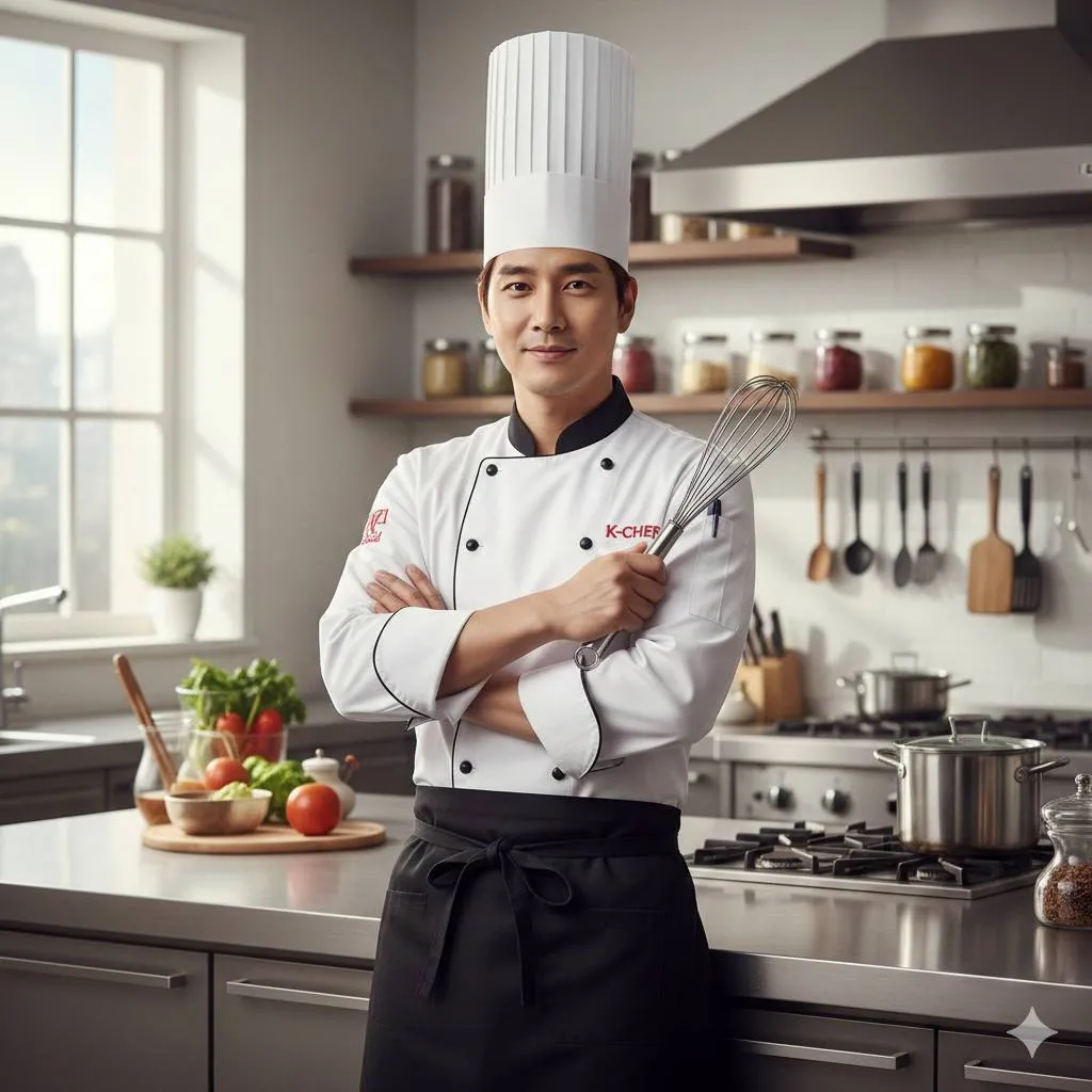 Mengapa Drama Korea Tentang Chef Cocok untuk Mengusir Stres (c) Ilustrasi AI