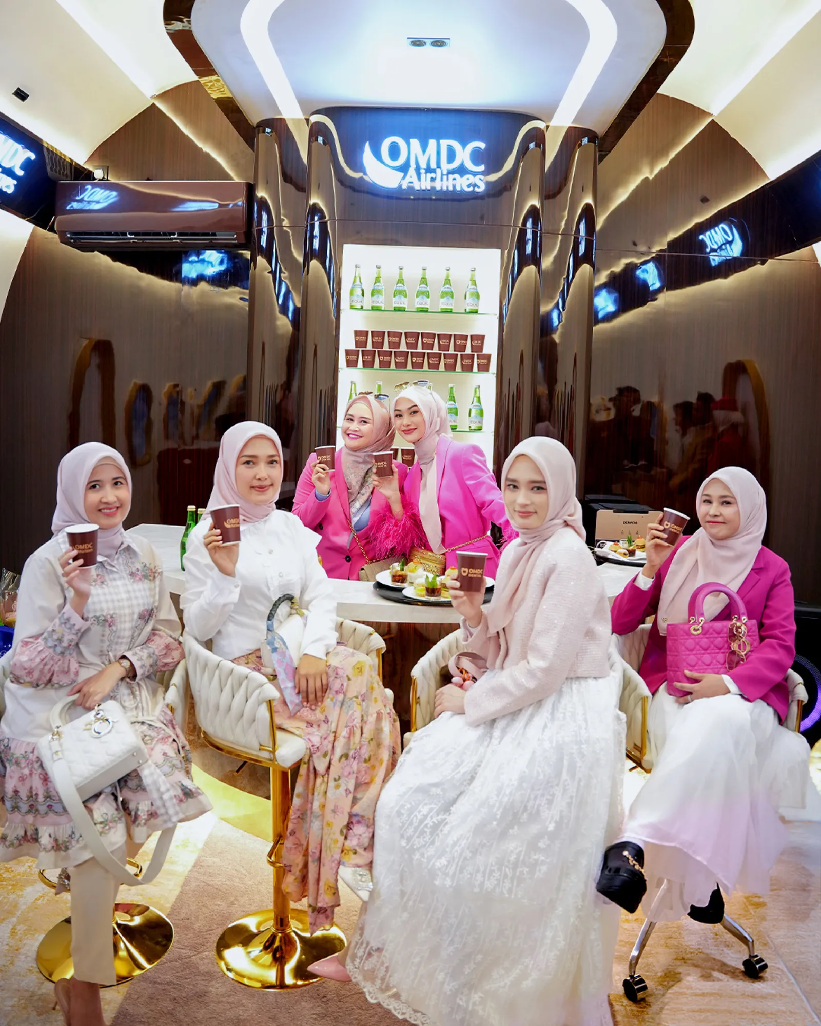 OMDC Margonda hadir dengan konsep maskapai penerbangan (Credit foto: Dokumentasi Pribadi)