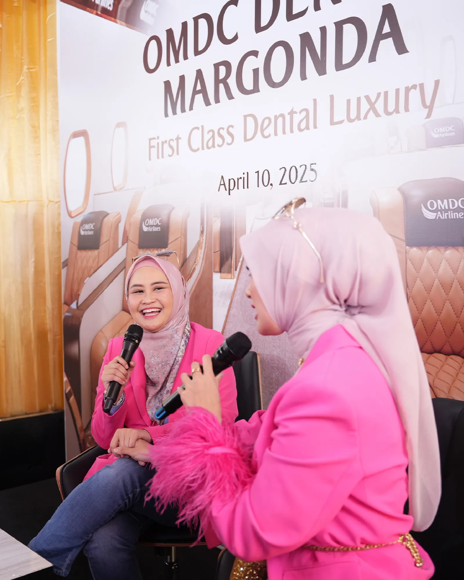 drg. Oktri Manessa dan Indah Nada Puspita resmikan OMDC Margonda (Credit foto: Dokumentasi Pribadi)