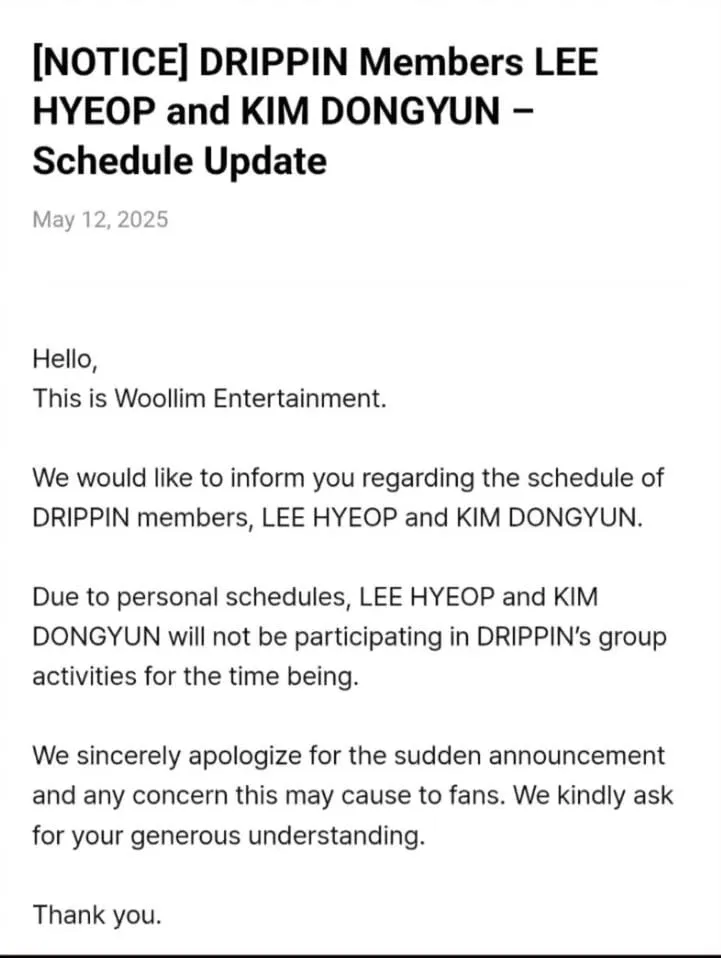 “Personal Schedules” Jadi Alasan yang Bikin Banyak Tanda Tanya