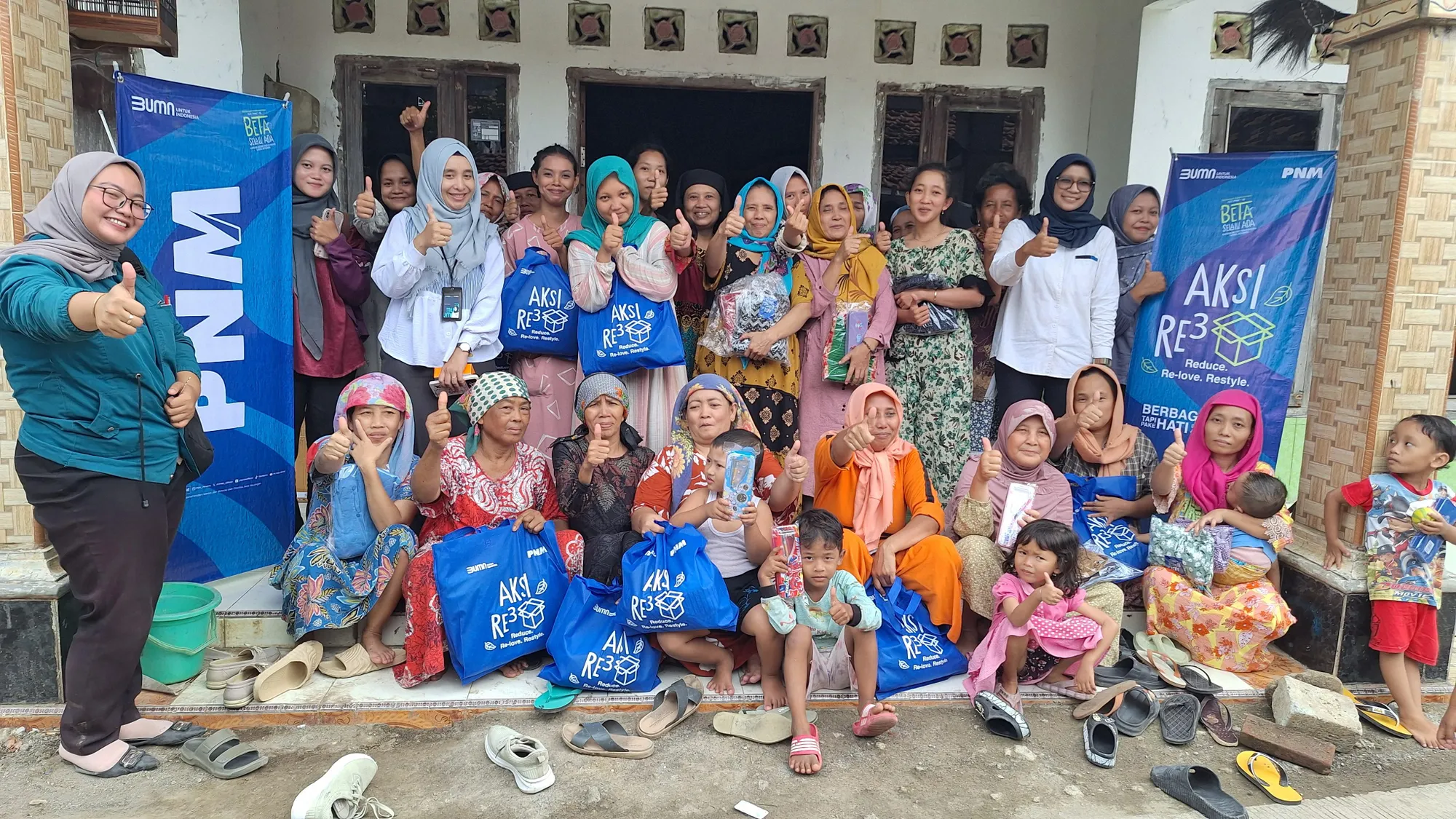 PNM gelar aksi RE3 (Credit foto: Dokumentasi Pribadi)