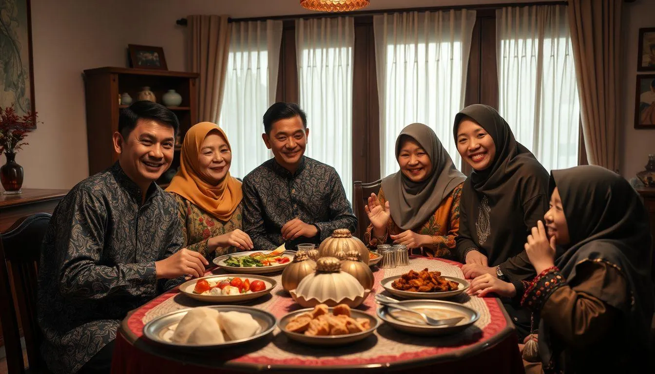 Ucapan Eid Mubarak untuk Keluarga dan Orang Tua (c) Ilustrasi AI