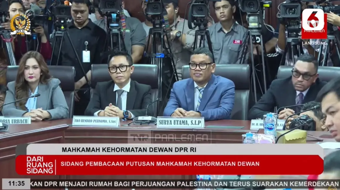 Nafa Urbach, Eko Patrio, Uya Kuya dan Ahmad Sahroni Â© Liputan6.com