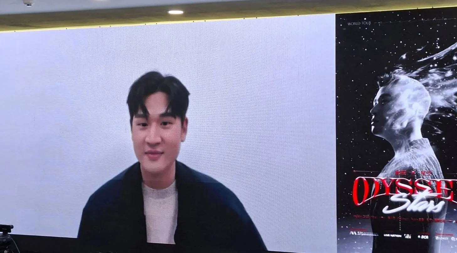 Eric Chou saat preskon via Zoom (credit: KapanLagi.com/Fikri Alfi Rosyadi)