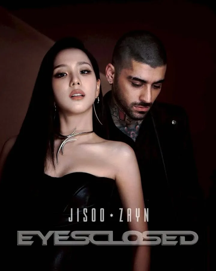 Single EYES CLOSED Jisoo x Zayn Malik dominasi tangga lagu China (credit: Instagram.com/sooyaaa__/)