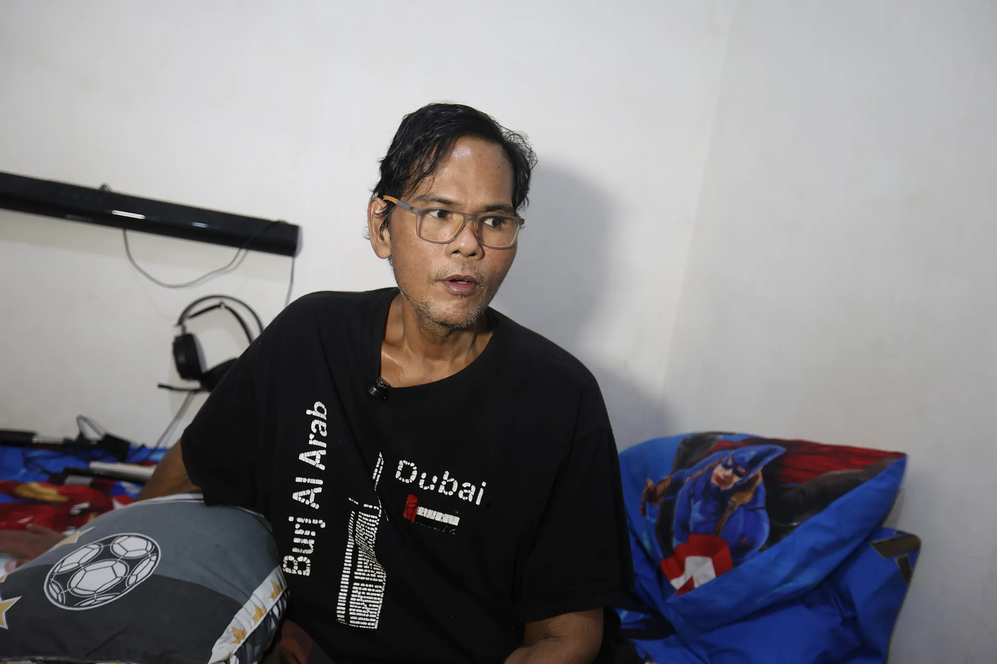 Fahmi Bo usai operasi/KapanLagi.com/Budy Santoso