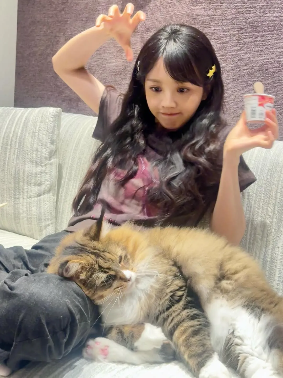 Gaya lucu Tian Xiwei (Credit: Instagram.com/vv.tian)