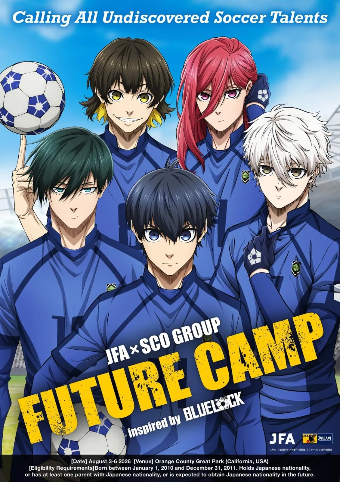 Future Camp disebut terinspirasi langsung dari BLUE LOCK (credit: X / @oricon_anime_)