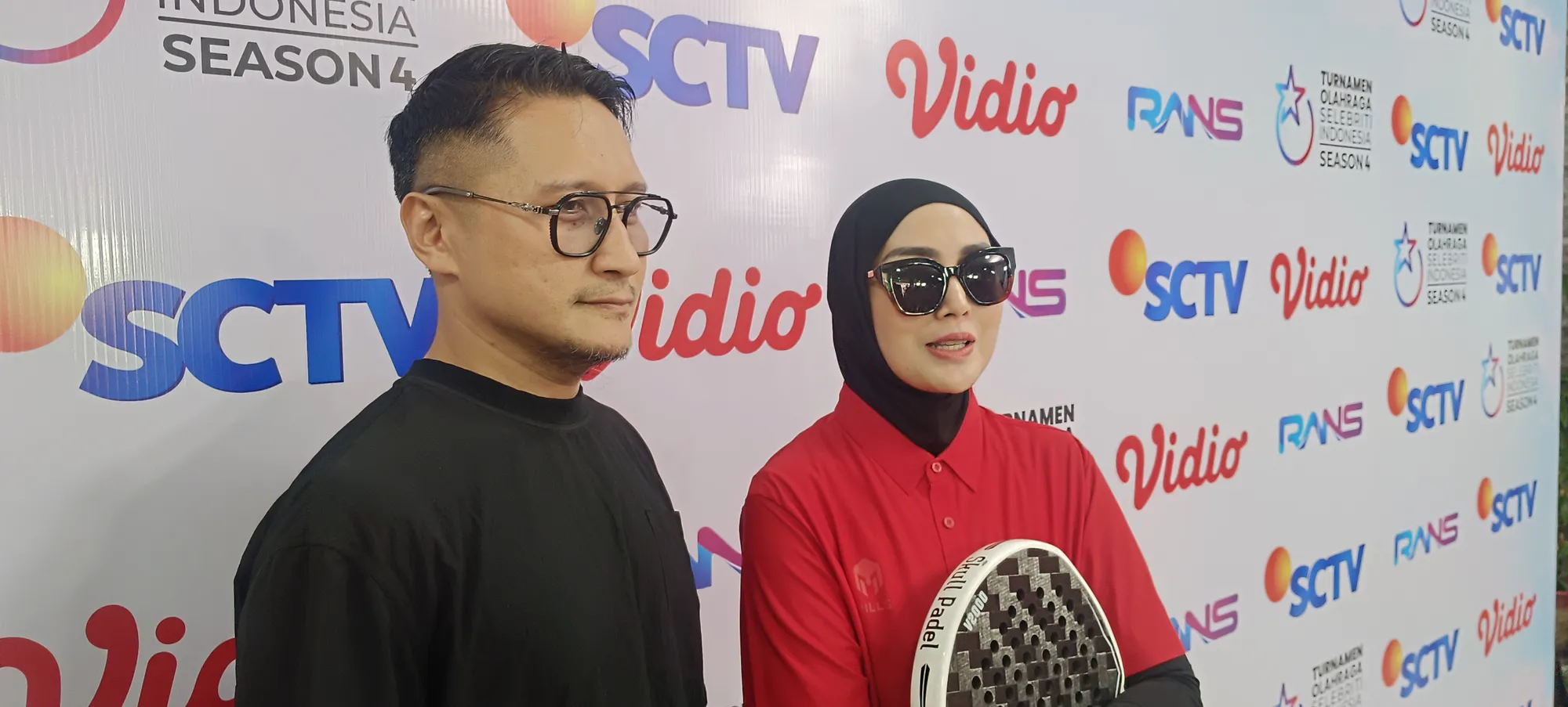 Fenita Arie dan Arie Untung (cr:KapanLagi.com/Sahal Fadhli)