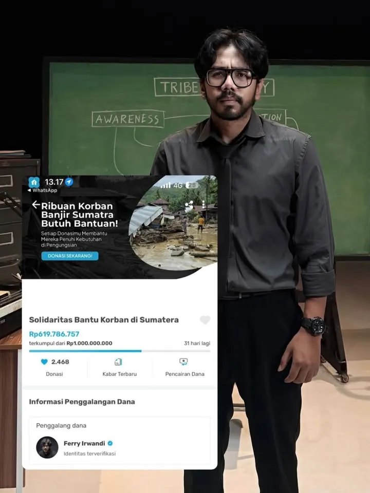 Aksi Sosial Raih Respon Positif  (credit: Instagram.com/irwandiferry/)