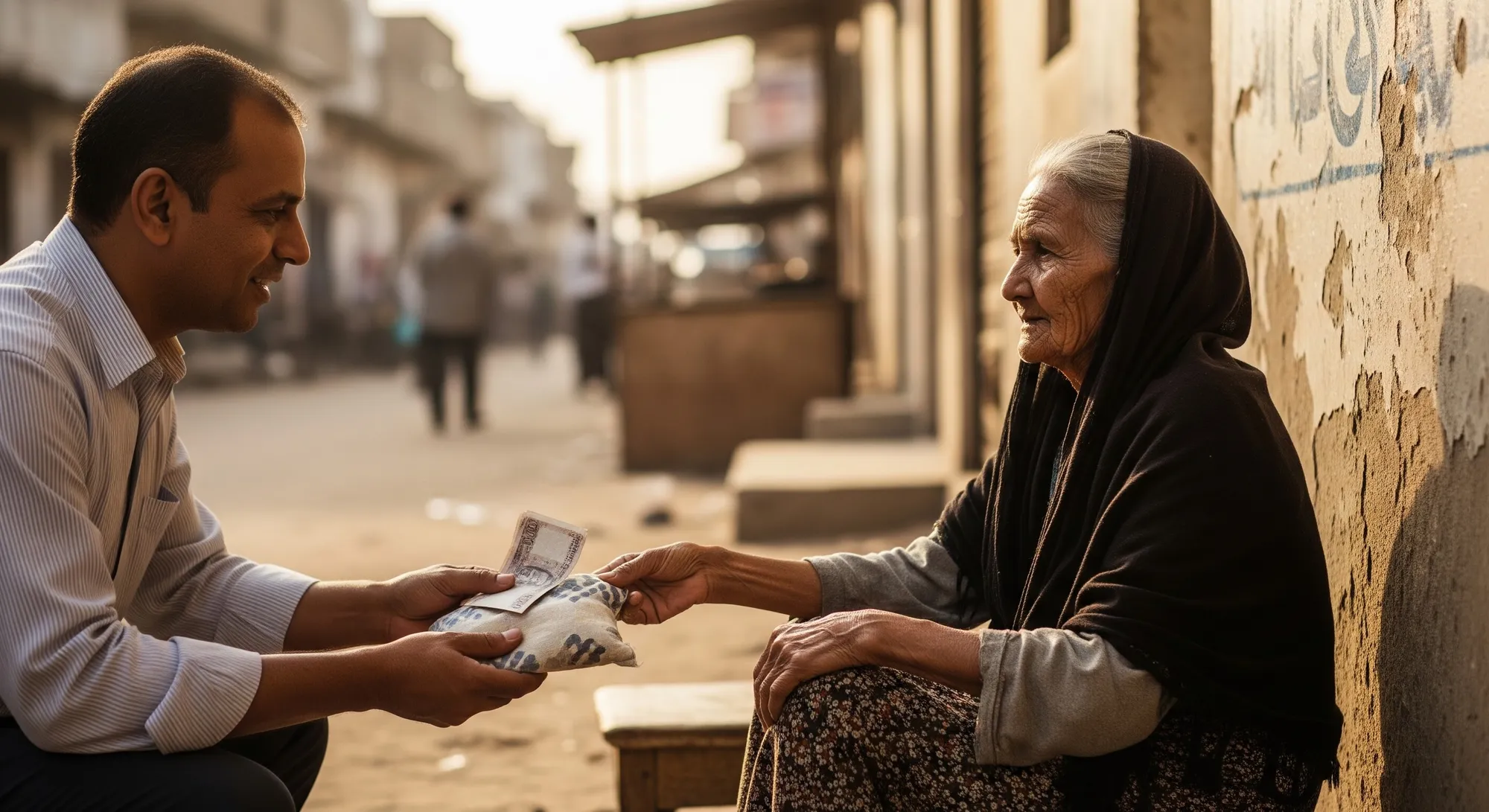 Golongan Orang yang Berhak Menerima Fidyah (credit: image by AI)