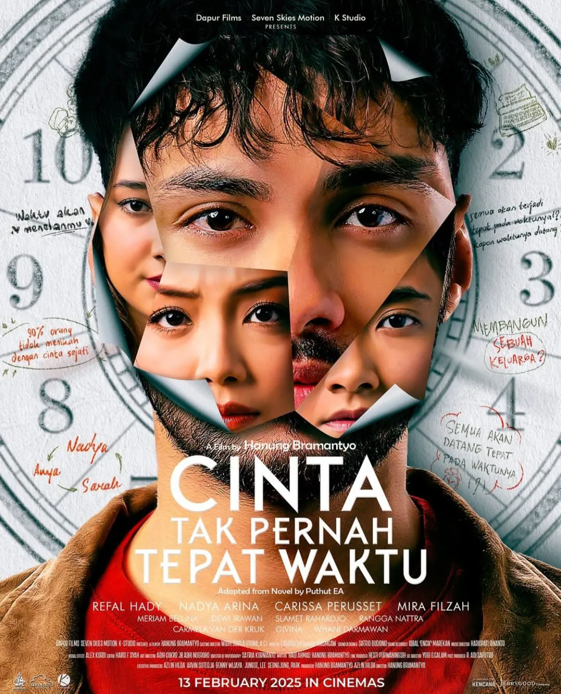 Film Cinta Tak Pernah Tepat Waktu. (credit:instagram.com/filmctptw)