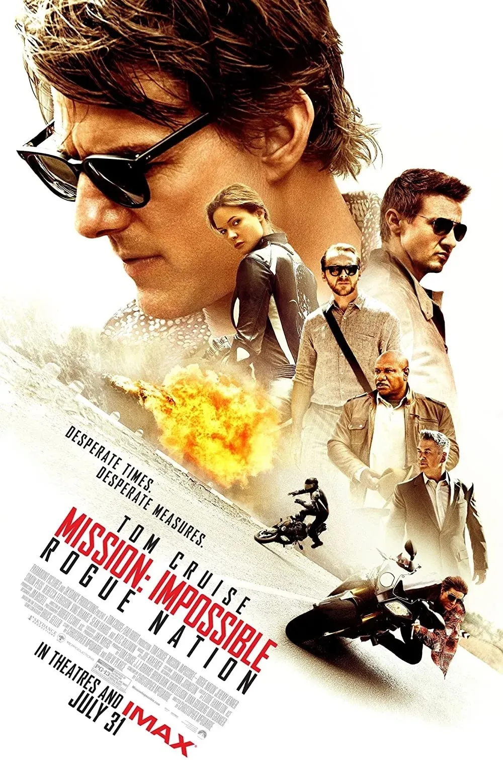 Poster film Mission Impossible - Rouge Nation © imdb