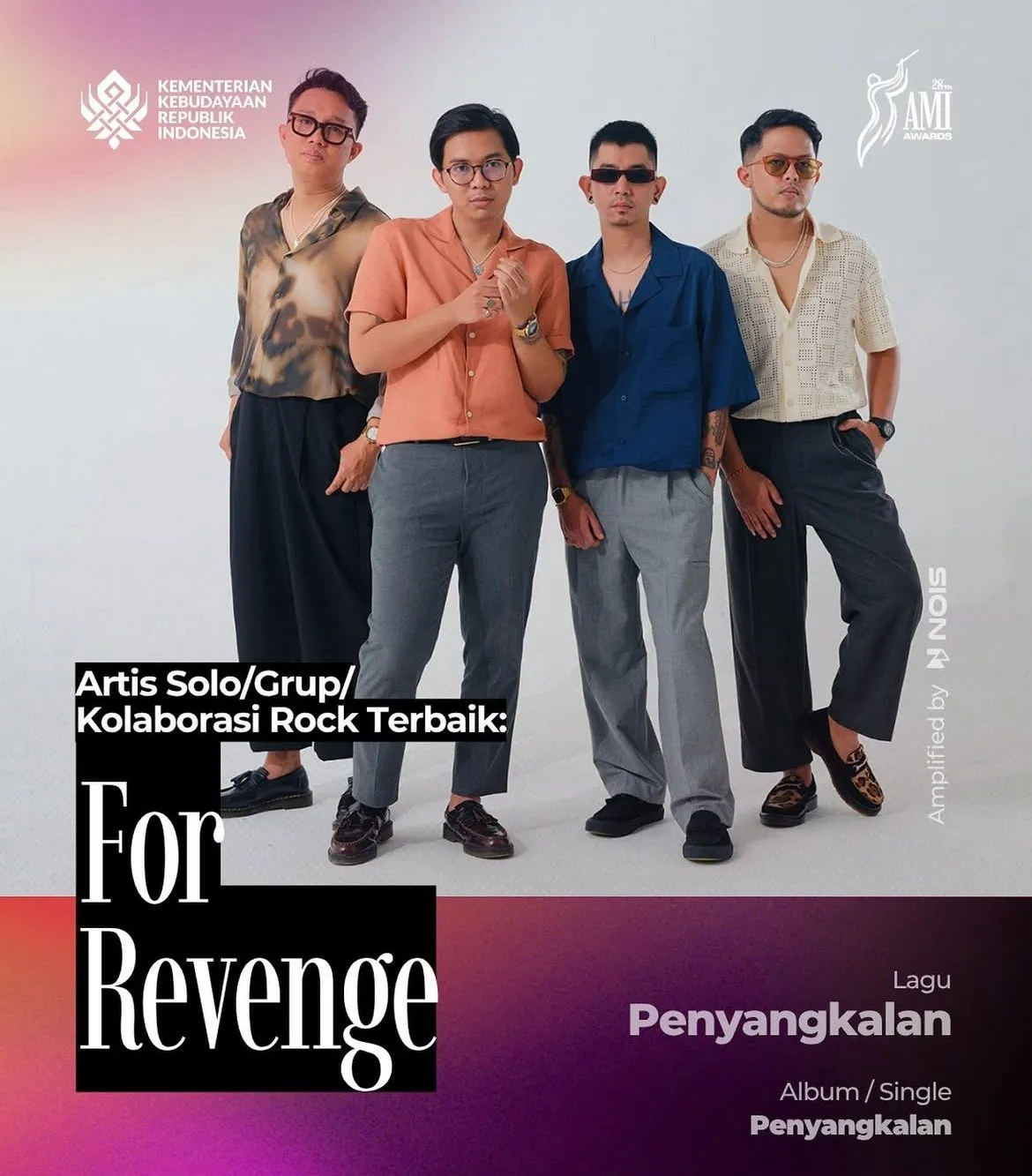 for Revenge menang AMI Awards 2025 © dok.pri