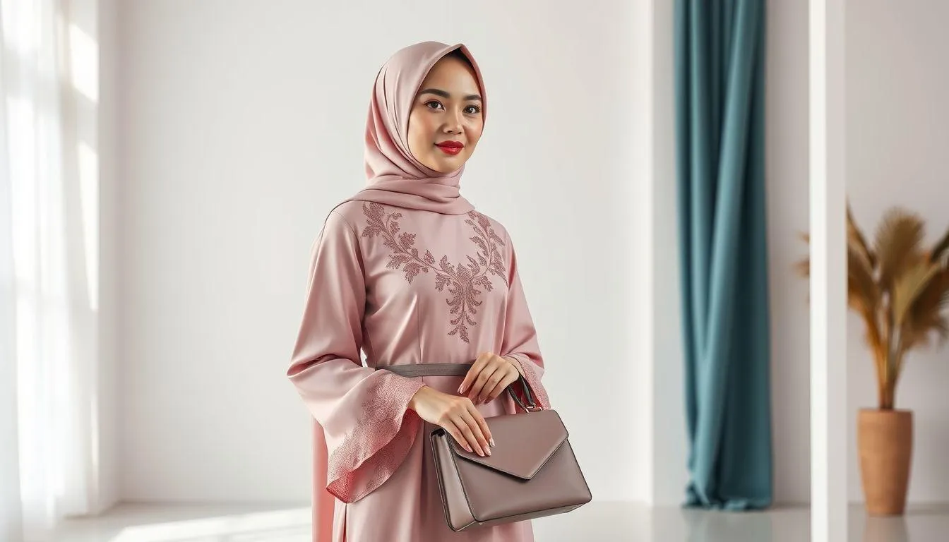 Prinsip Teori Warna dalam Styling Baju Kurung (c) Ilustrasi AI
