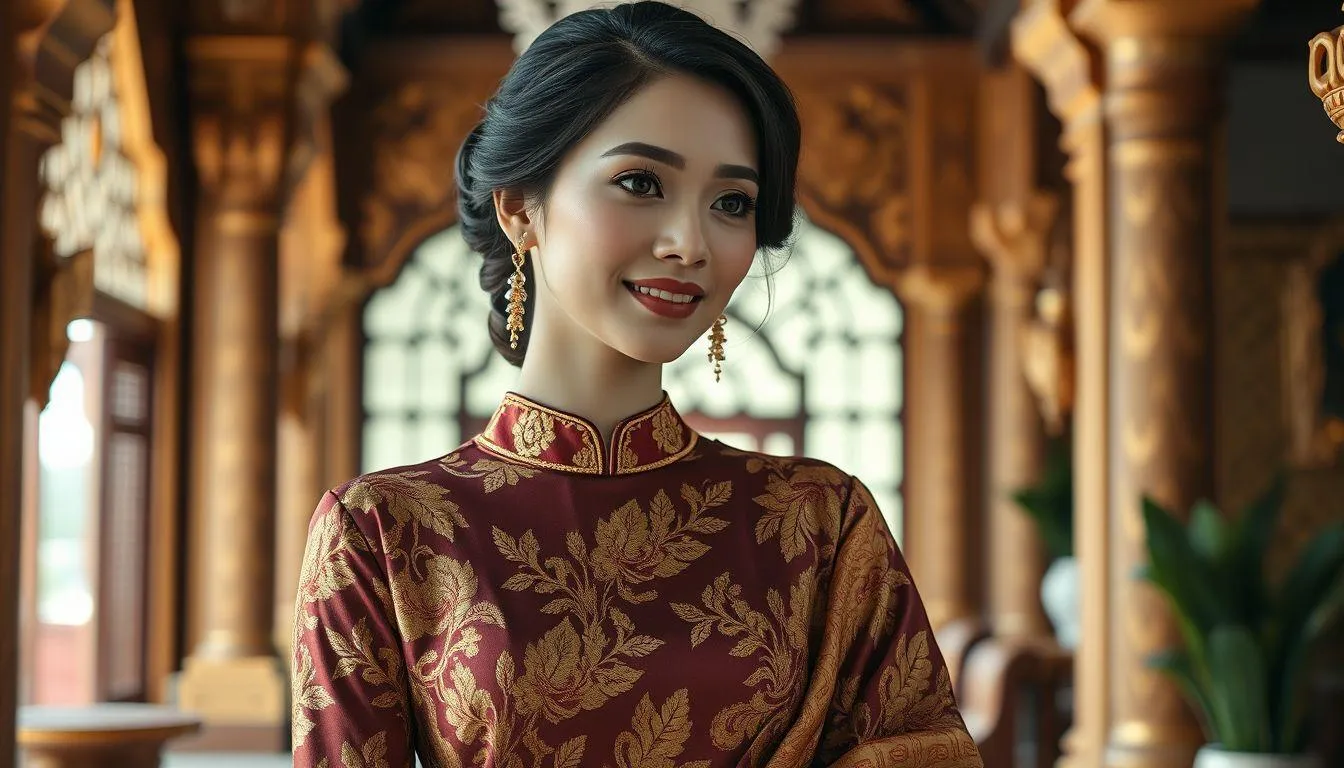 6. Cara Menyesuaikan Gaya Baju Kurung Melayu Chic untuk Berbagai Acara (c) Ilustrasi AI
