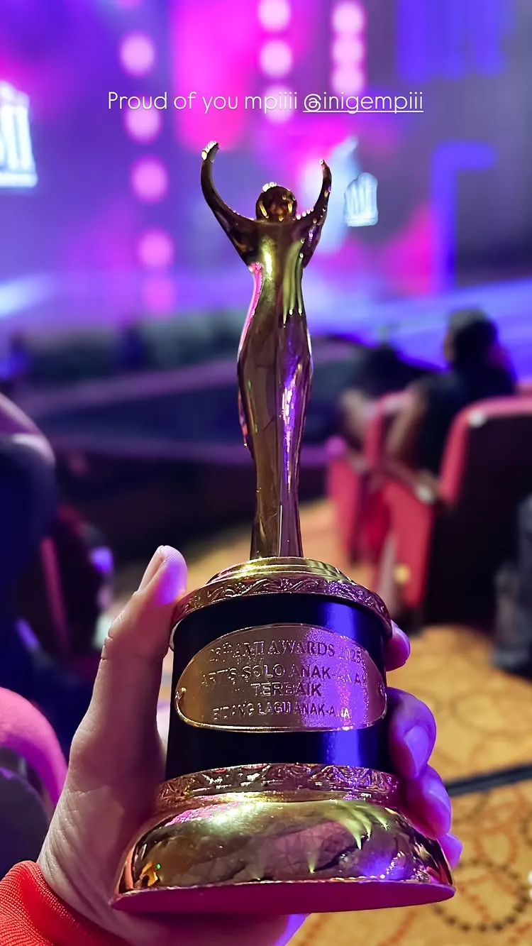 Piala Gempi © instagram.com/gadiiing